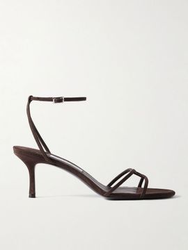 JIMMY CHOO Leo 65 suede sandals