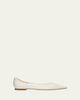 Jimmy Choo Love Floral Lace Pointed-Toe Flats - 1