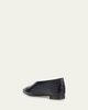 Jimmy Choo Margot Embossed Leather Ballerina Flats - 2