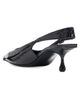 Jimmy Choo Women's Amel 50MM Embossed-Leather Slingback Pumps - 3