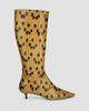 Jimmy Choo Women's Amis 35MM Snakeskin-Embossed Leather Knee-High Boots - 7