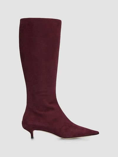Jimmy Choo Women's Amis 35Mm Suede Knee-High Boots
