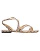 Jimmy Choo Women's Ayla Snake-Printed Leather Strappy Flat Sandals - 1