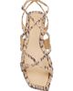 Jimmy Choo Women's Ayla Snake-Printed Leather Strappy Flat Sandals - 4