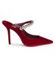 Jimmy Choo Women's Bing 100MM Crystal-Embellished Velvet Mules - 1