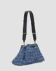 Jimmy Choo Women's Bon Bon Crosshatch Denim Shoulder Bag - 2