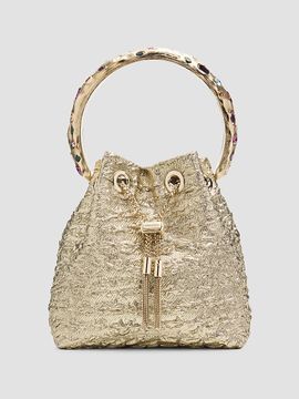Jimmy Choo Women's Bon Bon Drawstring Top Handle Bag