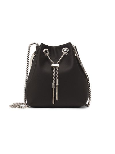 Jimmy Choo Women's Bon Bon Satin Convertible Top Handle Bag
