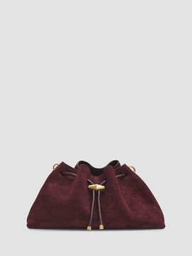 Jimmy Choo Women's Bon Bon Suede Shoulder Bag