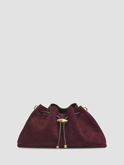 Jimmy Choo Women's Bon Bon Suede Shoulder Bag
