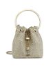 Jimmy Choo Women's Bon Bon Woven Metallic Top Handle Bag - 1