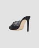 Jimmy Choo Women's Brigitte 100MM Lace & Satin Mules - 3