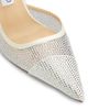 Jimmy Choo Women's Brigitte 100MM Mesh Micro Crystal Pumps - 5