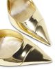 Jimmy Choo Women's Brigitte 100MM Metallic Leather Pumps - 5