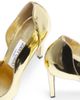 Jimmy Choo Women's Brigitte 100MM Metallic Leather Pumps - 6