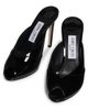 Jimmy Choo Women's Brigitte 100MM Patent Leather Mules - 4