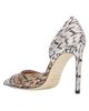 Jimmy Choo Women's Brigitte 100MM Printed Leather Pumps - 3