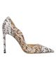 Jimmy Choo Women's Brigitte 100MM Printed Leather Pumps - 7