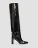 Jimmy Choo Women's Caly 85MM Eel-Embossed Leather Over-The-Knee Boots - 7