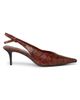 Jimmy Choo Women's Camie 60MM Snake Slingback Pumps - 6