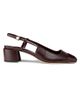 Jimmy Choo Women's Elisa 45MM Leather Slingback Pumps - 7
