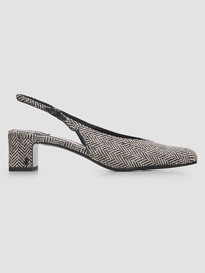 Jimmy Choo Women's Eyla 45MM Herringbone Slingback Pumps