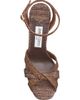Jimmy Choo Women's Kove 120MM Fine Raffia Platform Sandals - 3