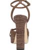 Jimmy Choo Women's Kove 120MM Fine Raffia Platform Sandals - 4
