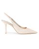 Jimmy Choo Women's Love 85MM Glitter Leather Slingback Pumps - 1
