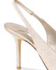 Jimmy Choo Women's Love 85MM Glitter Leather Slingback Pumps - 5