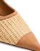 Jimmy Choo Women's Love 85MM Raffia-Suede Pumps - 5