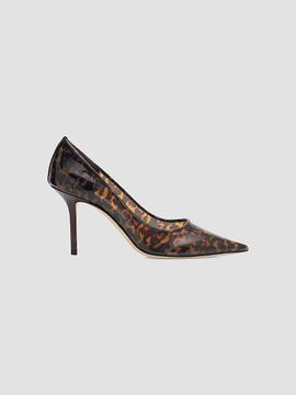 Jimmy Choo Women's Love 85MM Tortoiseshell-Print Pumps