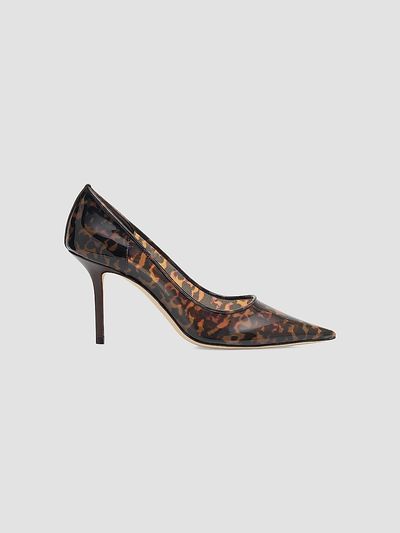 Jimmy Choo Women's Love 85MM Tortoiseshell-Print Pumps