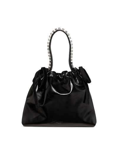 Jimmy Choo Women's Mini Embellished Satin Top Handle Bag