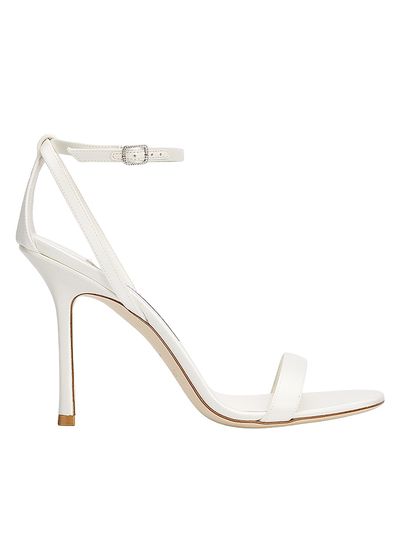 Jimmy Choo Women's Moza 100MM Crystal-Buckle Satin Sandals