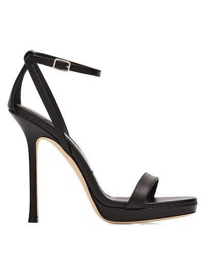 Jimmy Choo Women's Moza 120MM Leather Sandals
