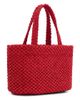 Jimmy Choo Women's Riviera Capsule Mini Logo-Embroidered Raffia Beach Tote Bag - 3