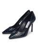 Jimmy Choo Women's Romy 85MM Croc-Embossed Leather Pumps - 2