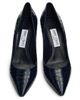Jimmy Choo Women's Romy 85MM Croc-Embossed Leather Pumps - 4