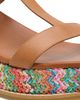 Jimmy Choo Women's Theia 60MM Chevron Raffia Wedge Sandals - 5