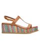Jimmy Choo Women's Theia 60MM Chevron Raffia Wedge Sandals - 7