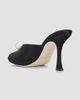 Jimmy Choo Women's Ziri 90MM Imitation-Pearl Satin Mules - 4