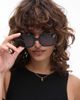 Jimmy Fairly Jimmy Fairly The Dita oversized square sunglasses in black - 1