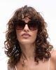 Jimmy Fairly Jimmy Fairly The Maya large square sunglasses in brown - 1