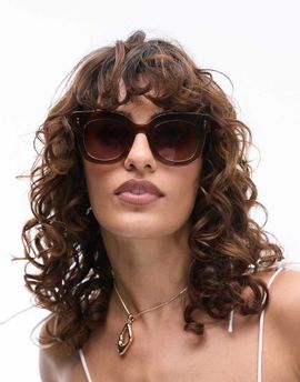 Jimmy Fairly Jimmy Fairly The Maya large square sunglasses in brown
