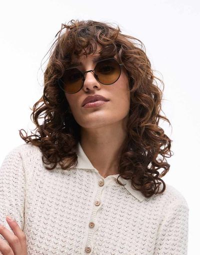 Jimmy Fairly Jimmy Fairly The Vietri hex metal sunglasses with gradient lens-Multi
