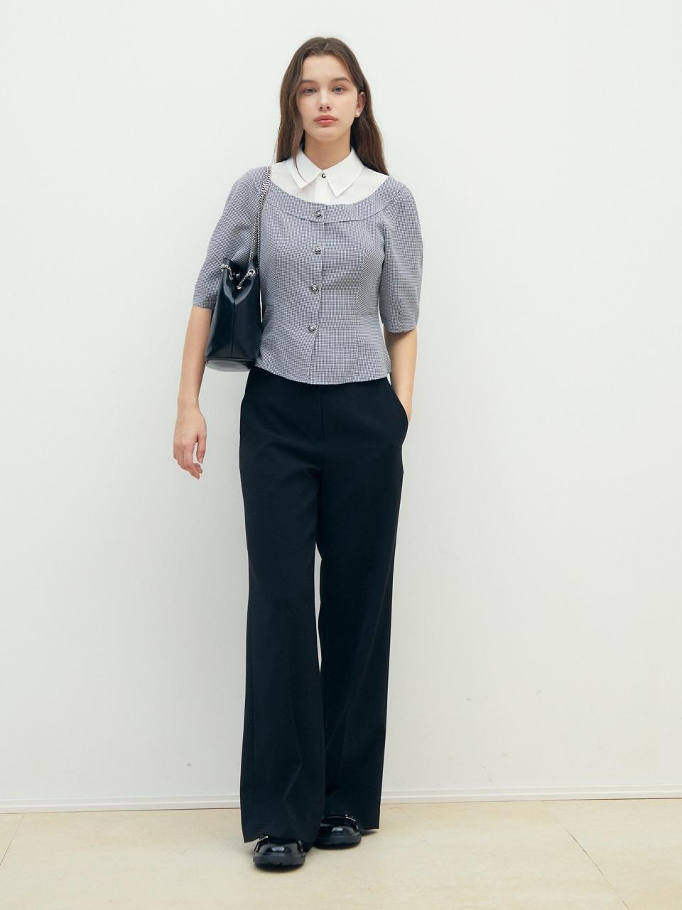 JJ JIGOTT (JJ JIGOTT) Button Decorated Wide Pants (GR4A0SL331)