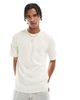 JJ Rebel JJ Rebel knit T-shirt in cream-White - 1