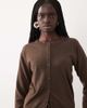 JJ Rebel JJ Rebel long sleeved knitted cardigan set in brown - 3