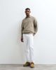 JJ Rebel JJ Rebel split neck sweater in beige-NEUTRAL - 3